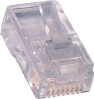 Rülstein RJ45 8P8C árnyékolatlan 100 db csatlakozó