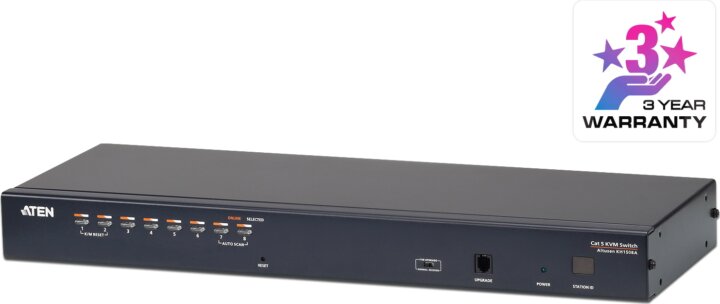 Altusen KH1508A-AX-G UTP RJ45 Lan 8-Port KVM Switch
