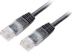 Equip U/UTP Cat6 lapos patch kábel 3.0m fekete