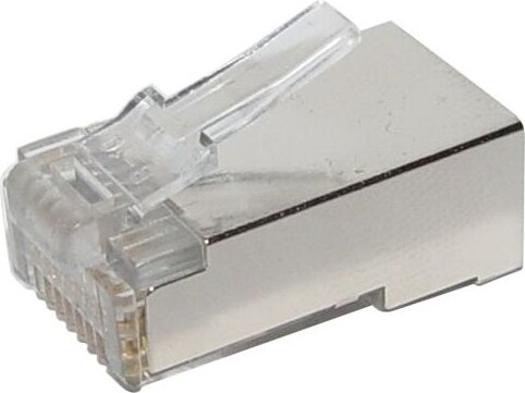 Rülstein RJ45 8P8C árnyékolt 100 db csatlakozó