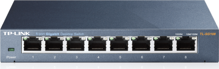TP-Link TL-SG108 asztali 8-port Gigabit Switch