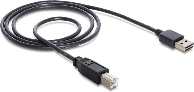 Delock Easy 83358 USB-A apa - USB-B apa 2.0 Adat és töltőkábel (1m) Delock Easy 83358 USB-A apa - USB-B apa 2.0 Adat és töltőkábel (1m)