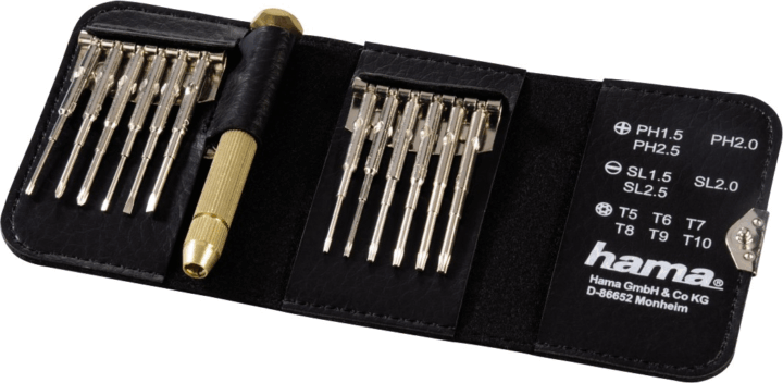 Hama 39694 mini csavarhúzó készlet, tokban