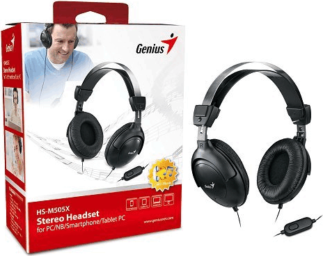 Genius HS-M505X Headset - Fekete