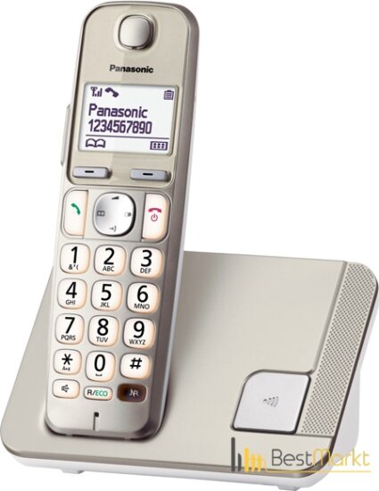 Panasonic KX-TGE210PDN DECT fehér vezetéknélküli telefon (KX-TGE210PDN)