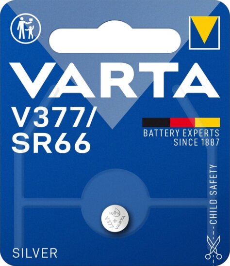Varta V377 1db/blister alkáli gombelem
