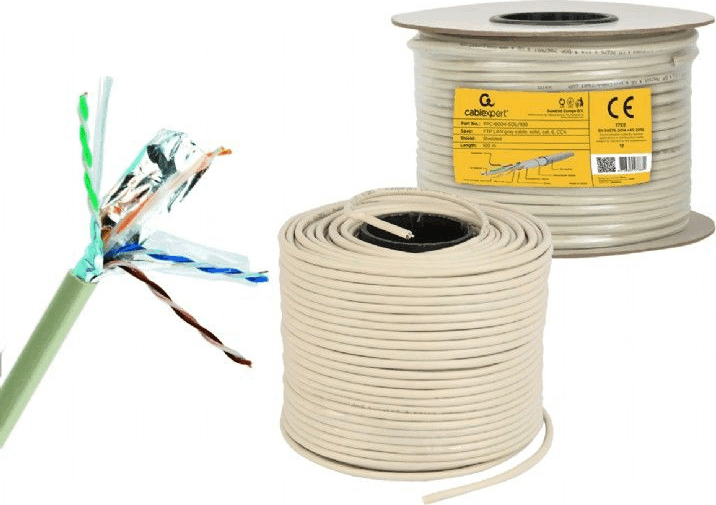 Gembird FTP CAT6 Patch kábel 100m - Szürke Gembird FTP CAT6 Patch kábel 100m - Szürke