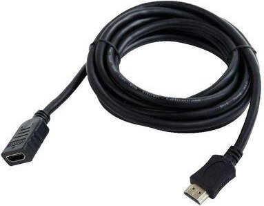 Gembird HDMI M - HDMI F Adapterkábel (ethernet) Fekete 4.5m