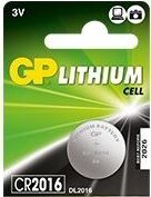 GP CR2016 3V Lítium gombelem (1 db / csomag) GP CR2016 3V Lítium gombelem (1 db / csomag)