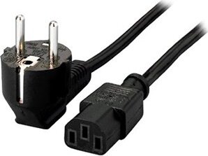 Equip 112120 PC tápkábel, 1,8m, fekete Equip 112120 PC tápkábel, 1,8m, fekete