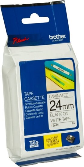 Brother TZe-251 Feliratozógép szalag 24mm