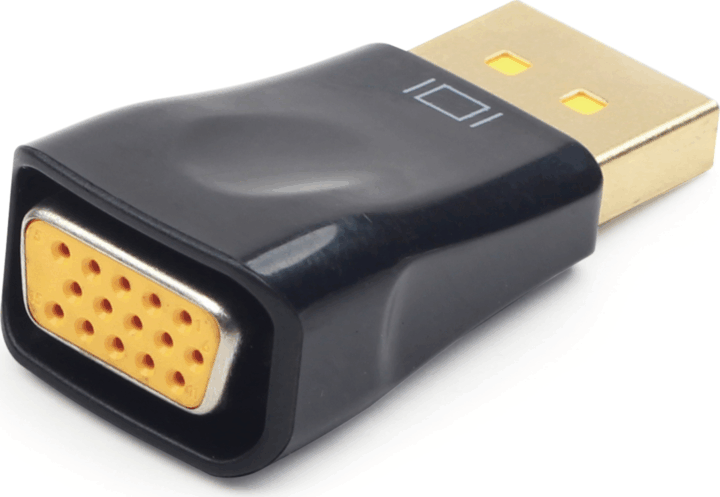 Gembird Cablexpert Displayport v1.1 - VGA adapter Fekete Gembird Cablexpert Displayport v1.1 - VGA adapter Fekete