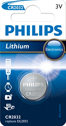 Philips CR2032 3V Gombelem Lítium 1db/cs blisteres