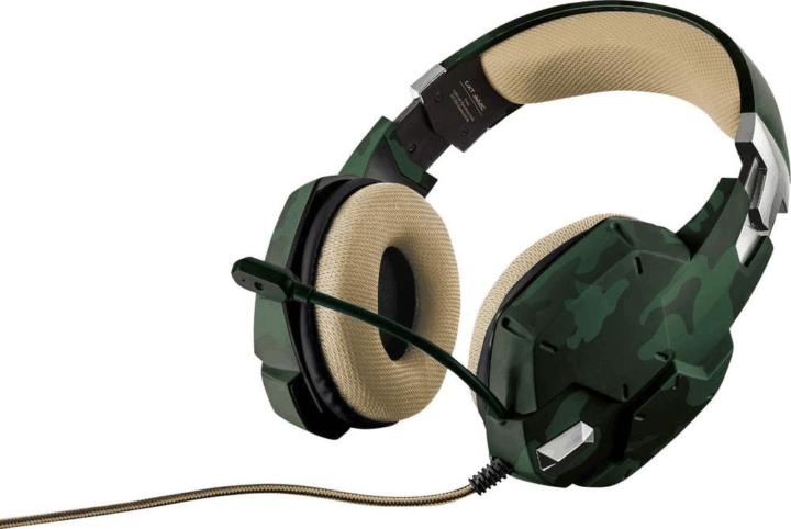 Trust GXT322C Sztereó Headset - Zöld Terepmintás Trust GXT322C Sztereó Headset - Zöld Terepmintás