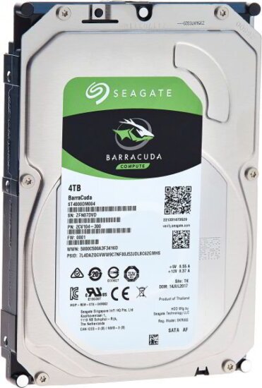 Seagate 4.0TB Barracuda SATA3 3.5" Desktop HDD Seagate 4.0TB Barracuda SATA3 3.5" Desktop HDD