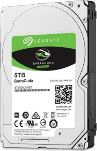 Seagate 5TB BarraCuda SATA3 2.5" notebook HDD