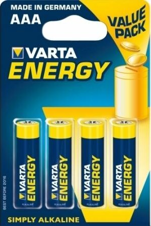 Varta Energy LR03 AAA tartós mini Ceruzaelem (4db/csomag)