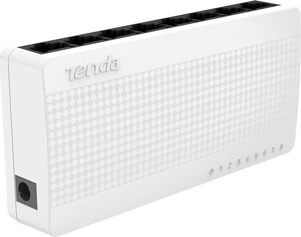 Tenda S108 8-Port 10/100 Mbps Ethernet switch - Fehér