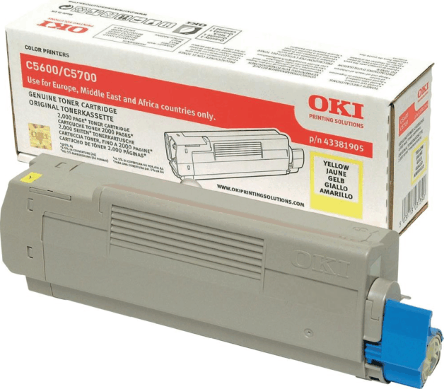 Oki C532/C542 Toner Sárga