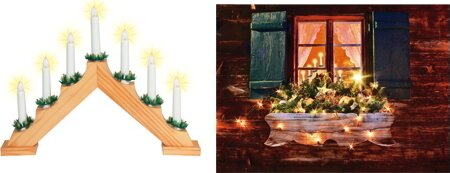 Somogyi KAD01 Gyertyapiramis karácsonyi Dekoráció