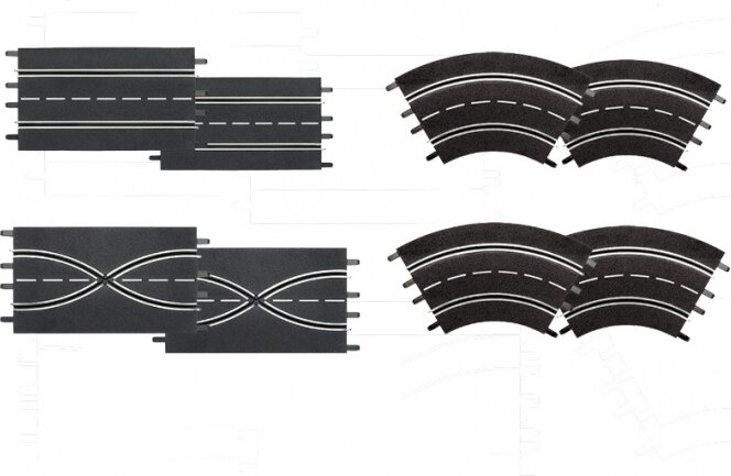 Carrera 26953 EVO 1/32 - Digital 124/132 - Versenypálya tartozék - Pályaszakasz bővítő szett