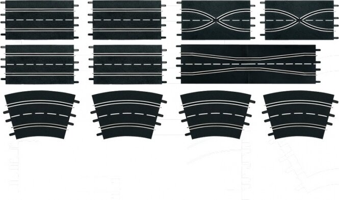Carrera 26956 Pályaelem Készlet 3 EVO/D132/D124 Versenypályához Carrera 26956 Pályaelem Készlet 3 EVO/D132/D124 Versenypályához