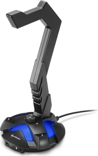 Sharkoon X-REST 7.1 Headset tartó USB hangkártyával