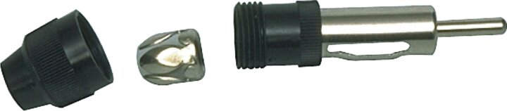 Valueline CAR-005 Autós antenna csatlakozó Fekete/Ezüst Valueline CAR-005 Autós antenna csatlakozó Fekete/Ezüst