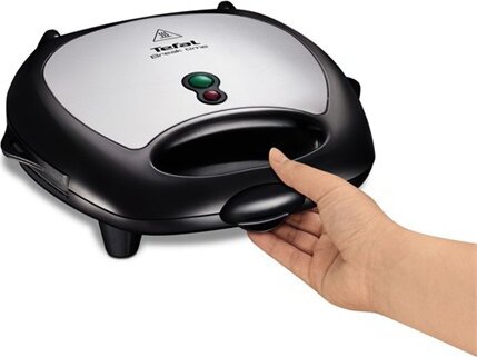 Tefal SW614831 Szendvicssütő gofrisütő és grill 700W - Fekete/Ezüst