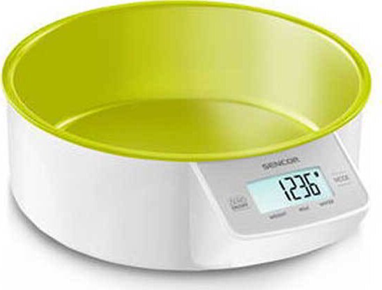 Sencor SKS 4004GR Tálas Elektronikus konyhai mérleg - Zöld