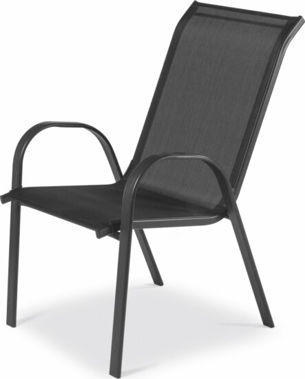 Fieldmann FDZN 5010 Fémvázas Kerti Szék Fekete
