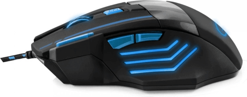 Esperanza WOLF MX201 Gamer Egér Fekete/Kék