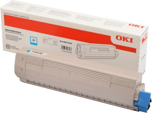 OKI 46471103 Toner Ciánkék