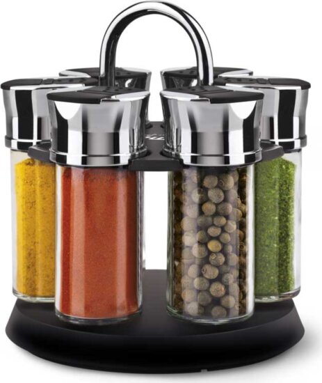 Lamart LT7009 Spice Fűszertartó készlet állvánnyal - Átlátszó (6 fűszertartó / csomag) Lamart LT7009 Spice Fűszertartó készlet állvánnyal - Átlátszó (6 fűszertartó / csomag)