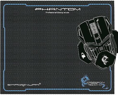 Dragon War Phantom egérpad - Fekete