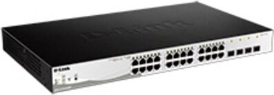 D-Link DGS-1210 Series Gigabit Smart+ Managed Switch - Fekete D-Link DGS-1210 Series Gigabit Smart+ Managed Switch - Fekete