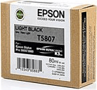 Epson T5807 Eredeti Tintapatron Világos Fekete