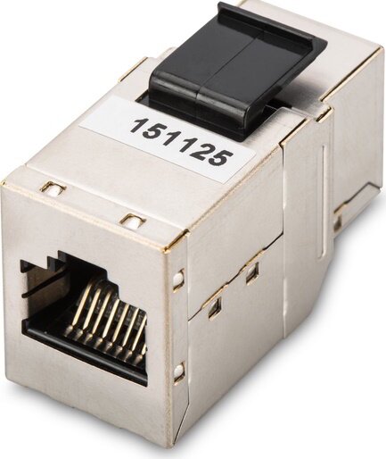 Digitus DN-93906 FTP CAT6a RJ45 inline moduláris csatlakozóaljzat Bézs