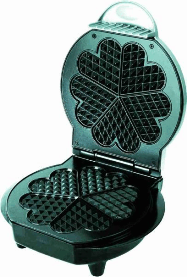 Hauser ST637N Gofrisütő 700 Watt - Fekete