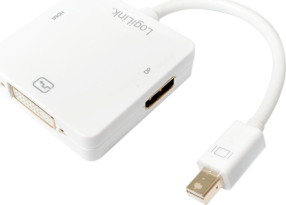 LogiLink Mini Display Port-HDMI/DVI/Display Port Adapter Fehér