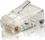 Equip UTP RJ45 dugó 100db Átlátszó