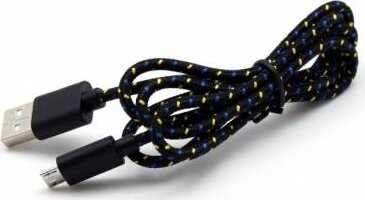 Sbox USB A -Micro USB (apa - apa) kábel 1m - Fekete