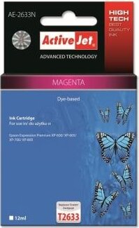 ActiveJet (Epson T2633) Tintapatron Magenta