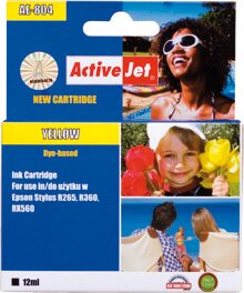 ActiveJet (Epson T0804) Chipes Tintapatron Sárga ActiveJet (Epson T0804) Chipes Tintapatron Sárga