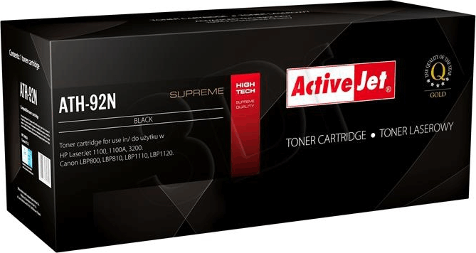 ActiveJet (HP C4092A) Toner Fekete ActiveJet (HP C4092A) Toner Fekete