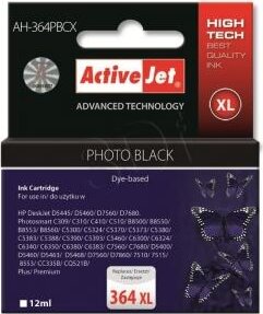 ActiveJet (HP 364XL CB322EE) Tintapatron Fotófekete