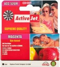 ActiveJet (Canon CLI-526M) Chipes Tintakazetta Magenta ActiveJet (Canon CLI-526M) Chipes Tintakazetta Magenta
