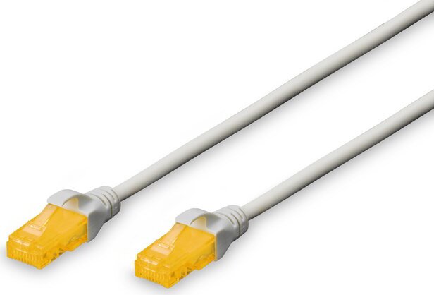 Digitus DK-1613-A-050 U-UTP CAT6a Patch kábel 5m Szürke/Sárga