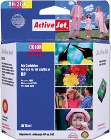 ActiveJet (HP C9361EE 342) Refill Tintapatron Színes