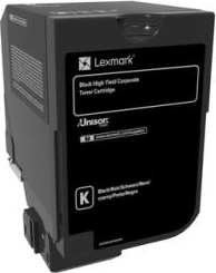 Lexmark 84C2HKE (CX725) Eredeti Toner Fekete
